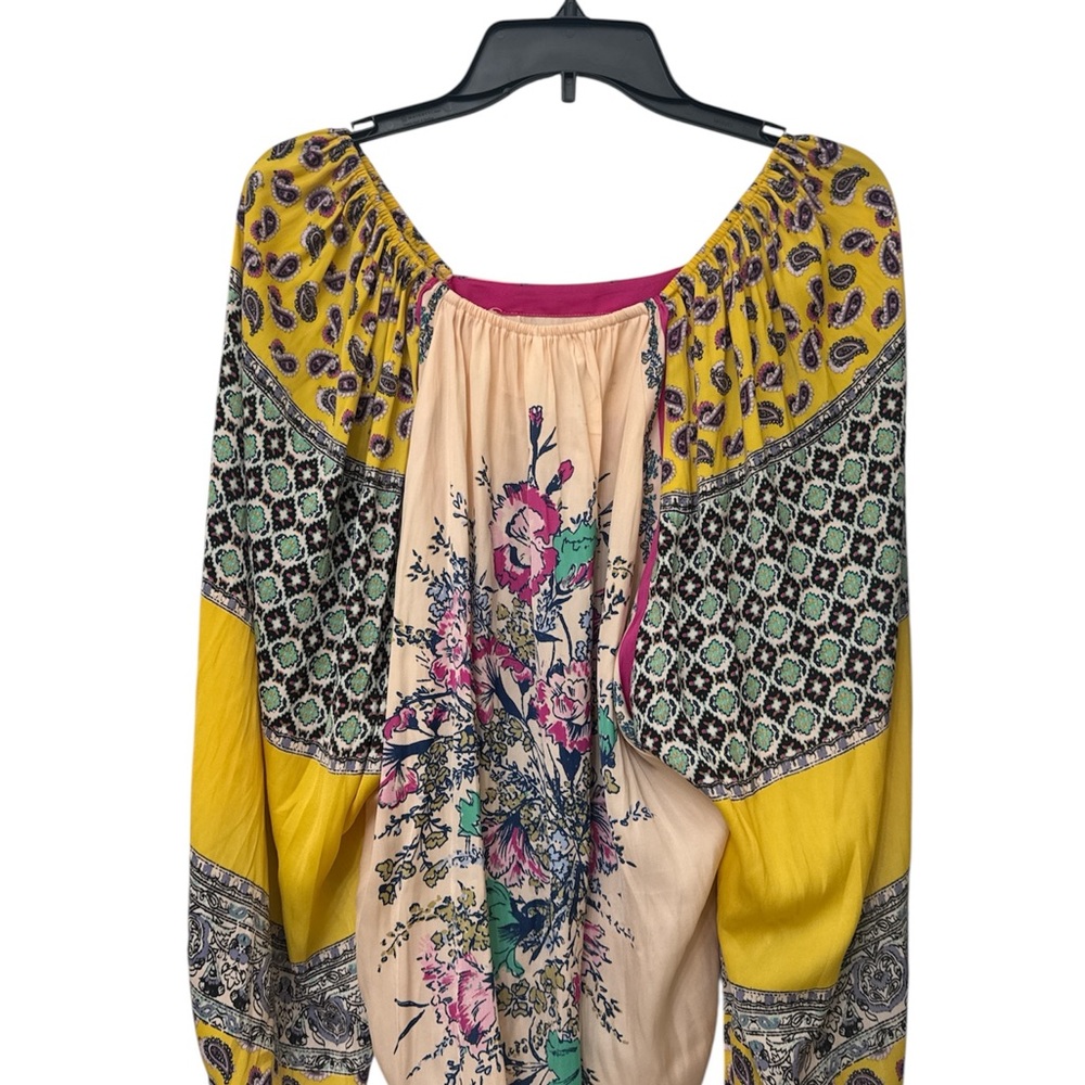 Free People Multicolor Bohemian Blouse
